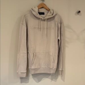 Abercrombie & Fitch Off-White Hoodie Size L